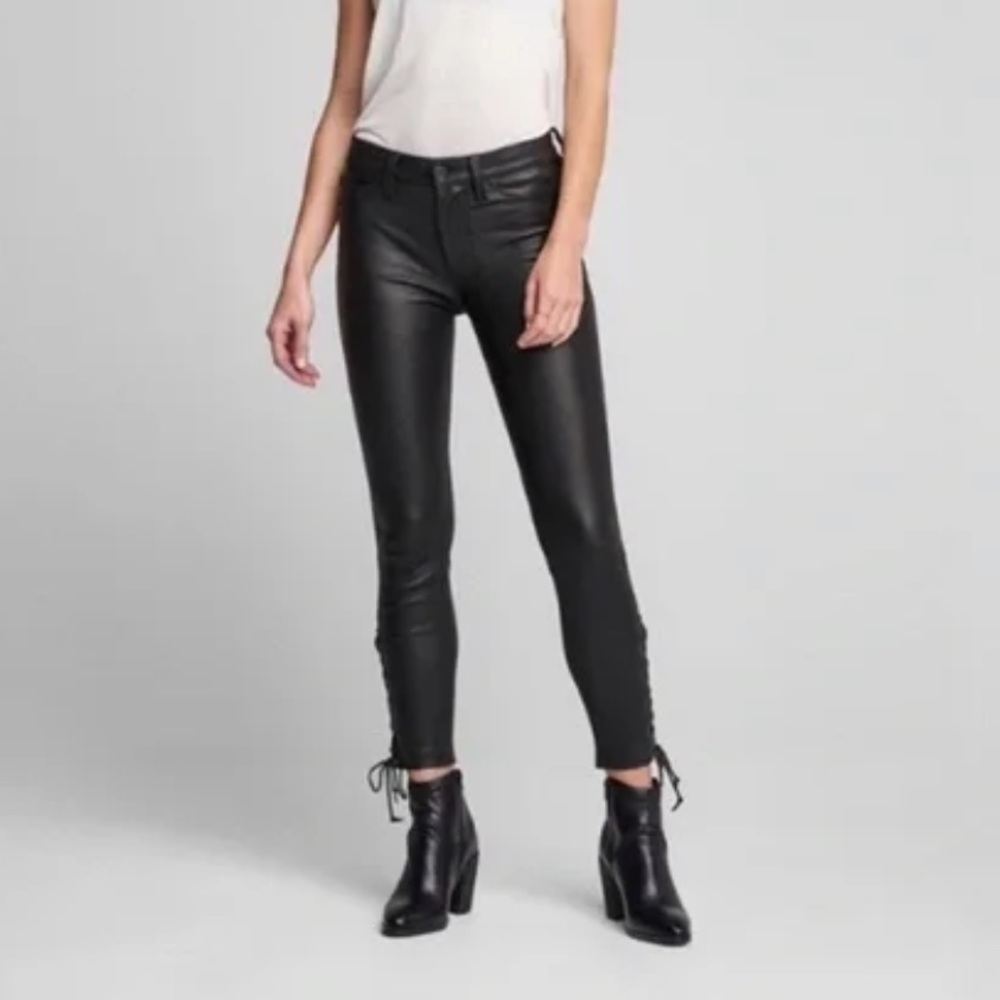 Authentic Leather Hudson Lace Up Pant 29 Retails $1200